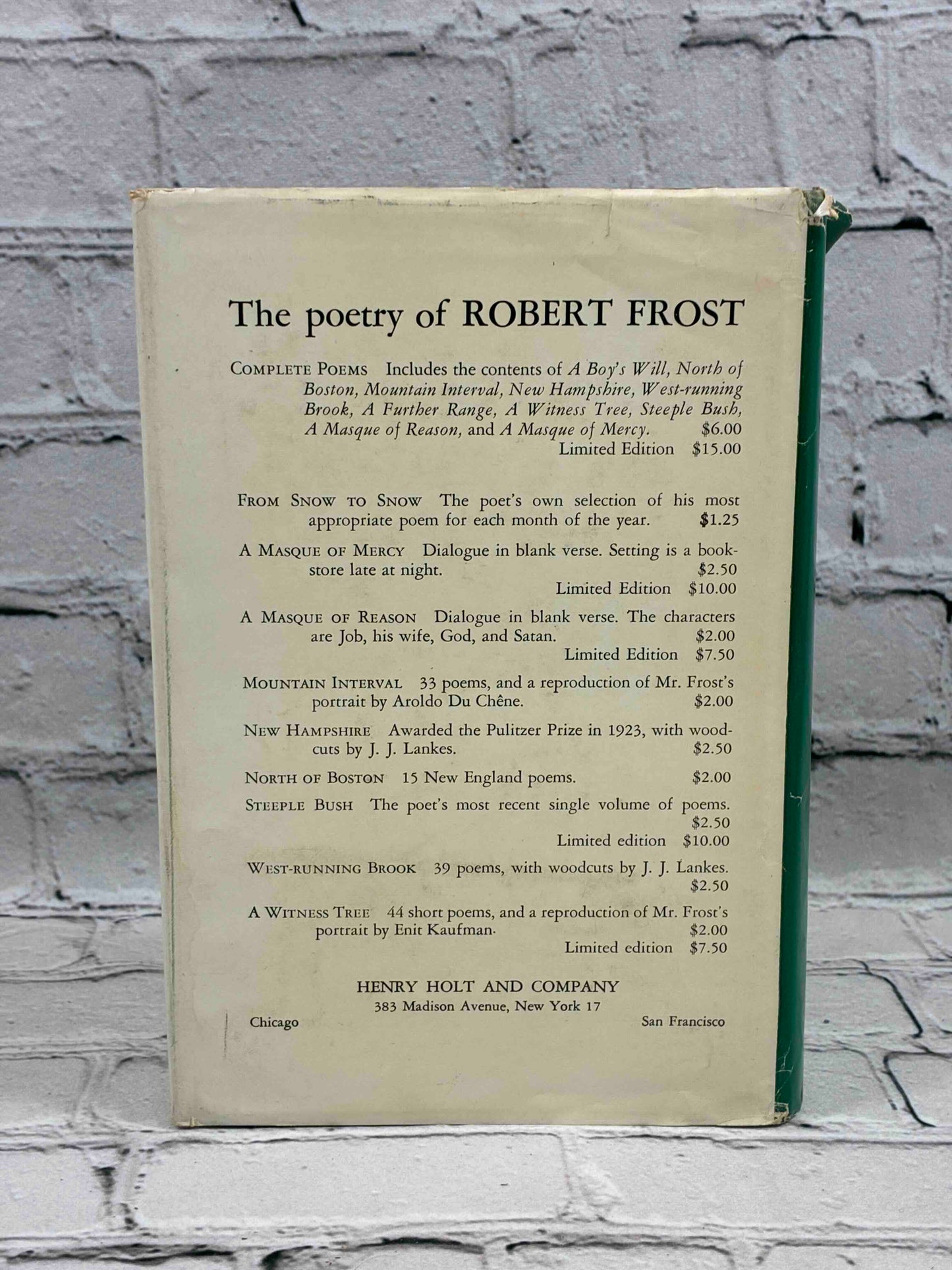 Complete Poems of Robert Frost