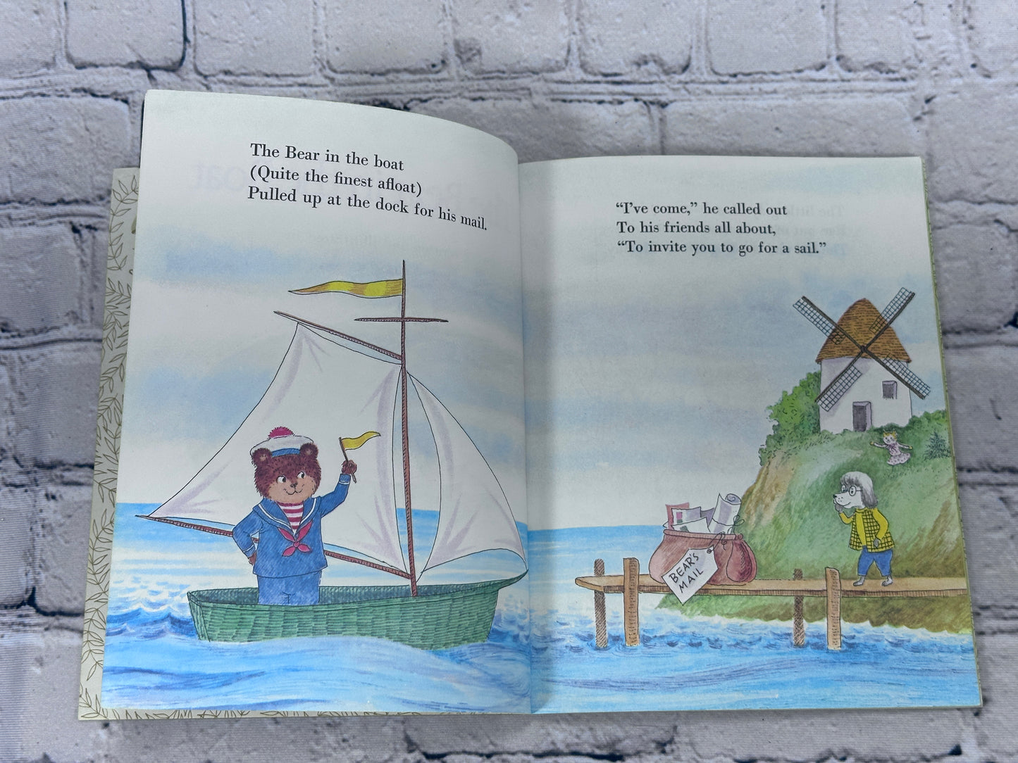 The Bear in the Boat By Ilse-Margret Vogel [A Little Golden Book · 1972]