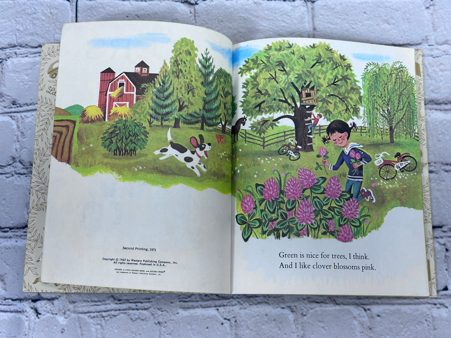 Colors Are Nice By Adelaide Holl [A Little Golden Book · 2nd Print · 1971]