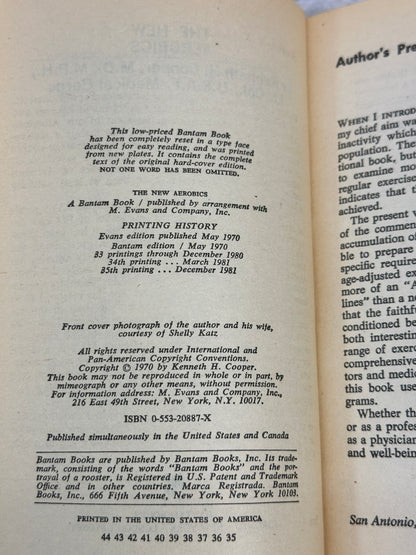 The New Aerobics by Kenneth H. Cooper M.D, M.P.H. [1981]