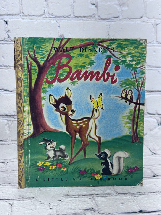 Walt Disney's Bambi [A Little Golden Book · 1st Ed. · "E" · 1948]