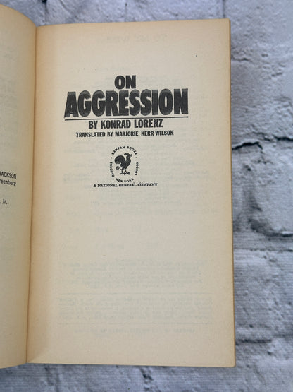 On Aggression by Konrad Lorenz [1971]