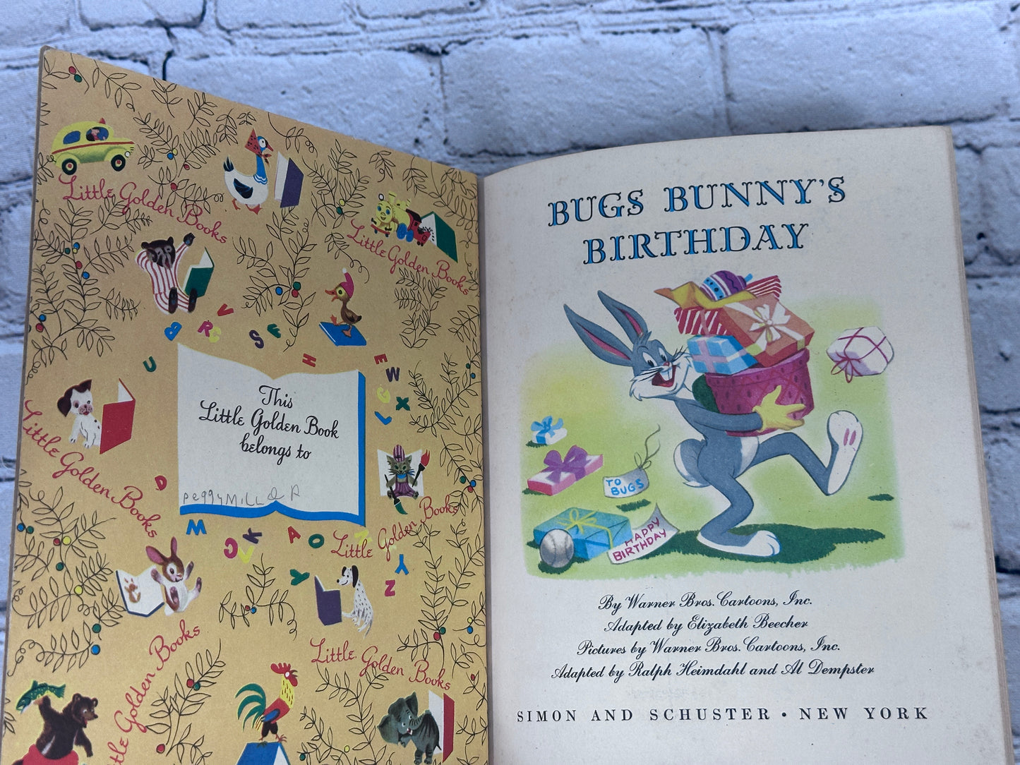 Bugs Bunny’s Birthday [A Little Golden Book 1st Ed. · "A" · 1950]