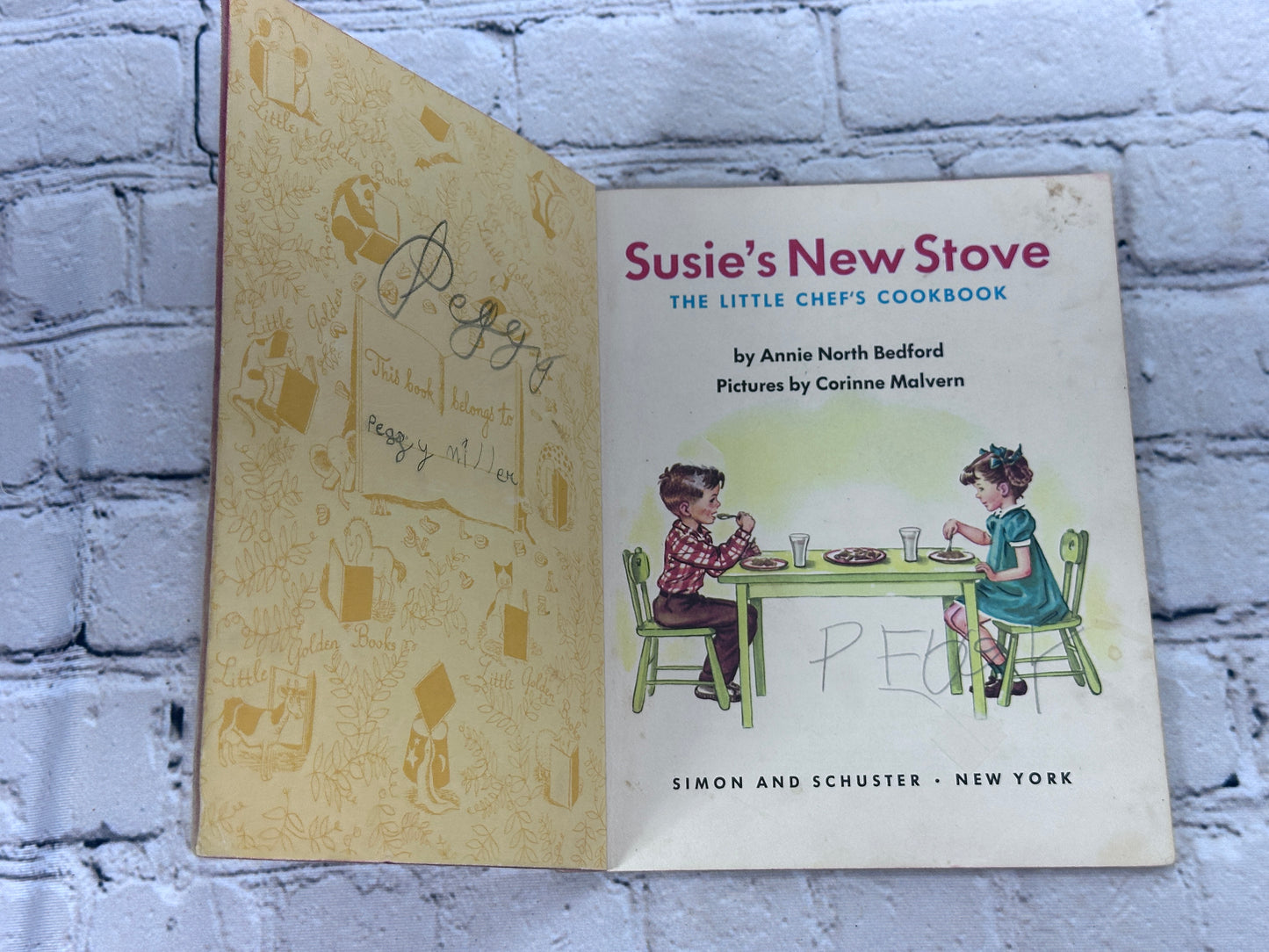 Susie's New Stove Little Chefs Cookbook [A Little Golden Book 1st Ed. · "A"· 1950]