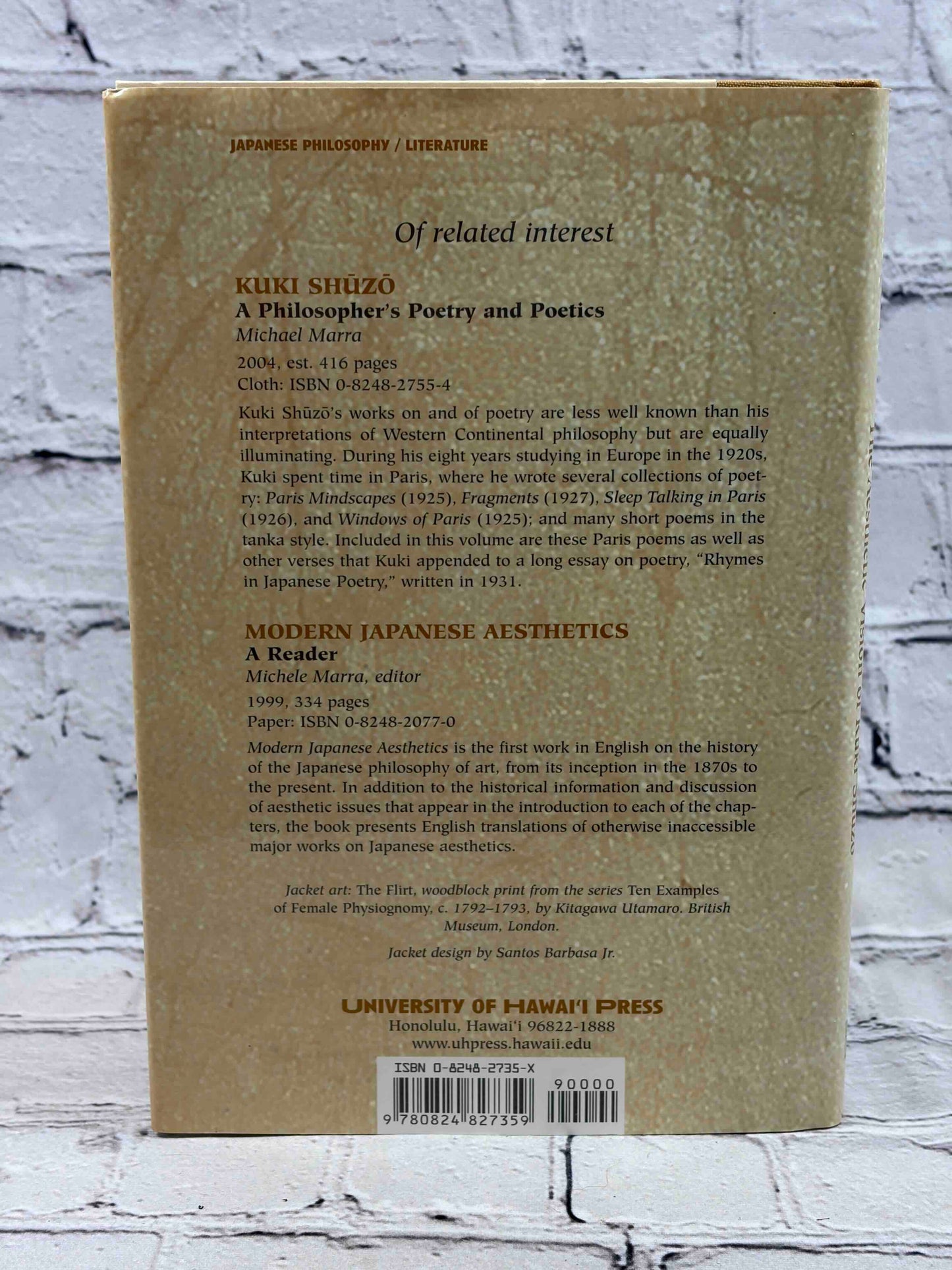 The Structure of Detachment: The Aesthetic Vision of Kuki Shuzo: With a Translation of Iki no kozo