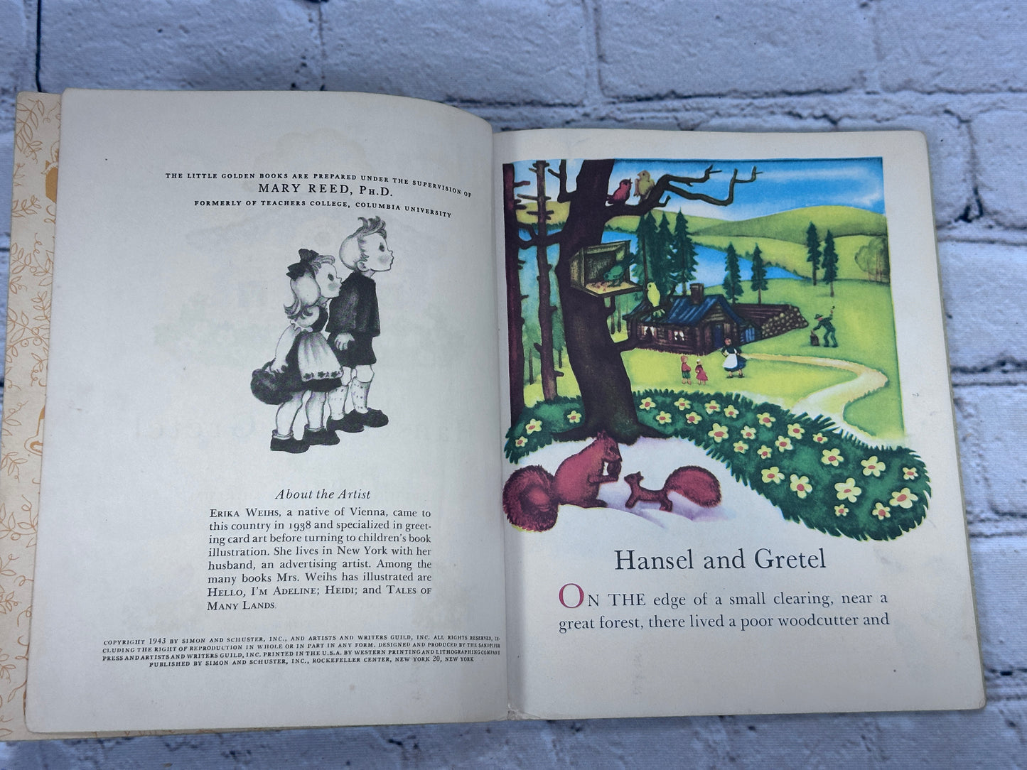 Hansel and Gretel [A Little Golden Book 1st Ed. · "H" · 1943]