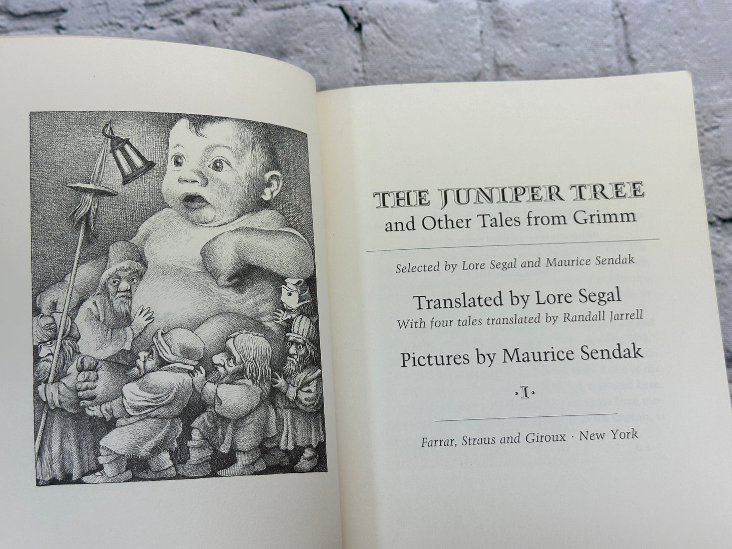 The Juniper Tree And Other Tales from Grimm w/ Pictures by Maurice Sendak [1983]