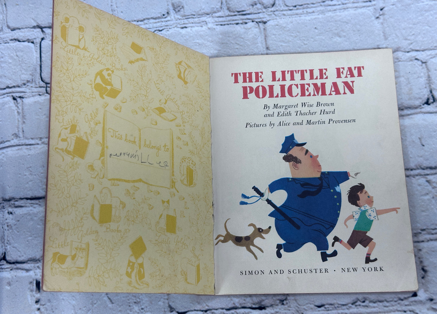 The Little Fat Policeman [A Little Golden Book 1st Ed. · "A" · 195]