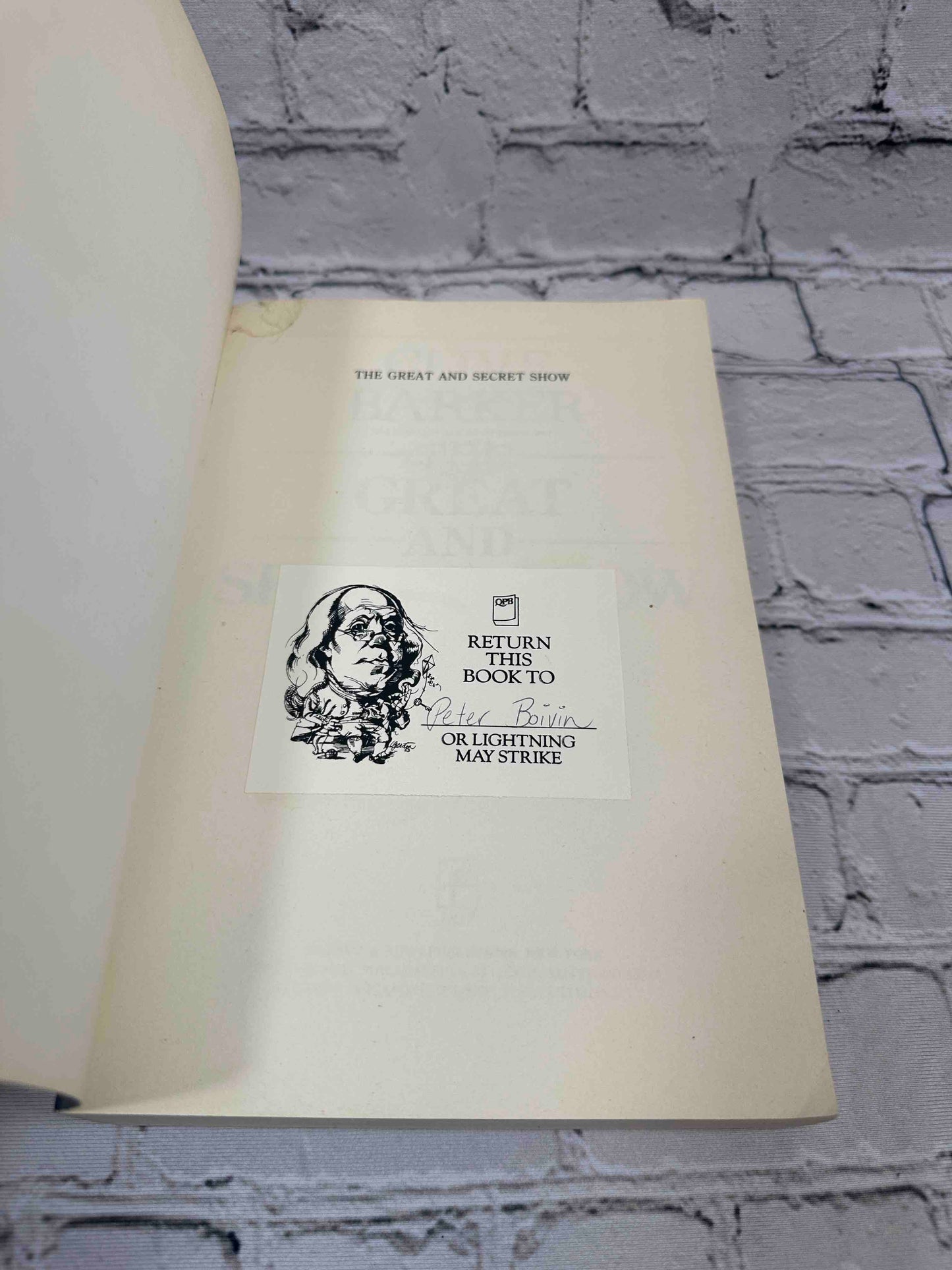 The Great and Secret Show