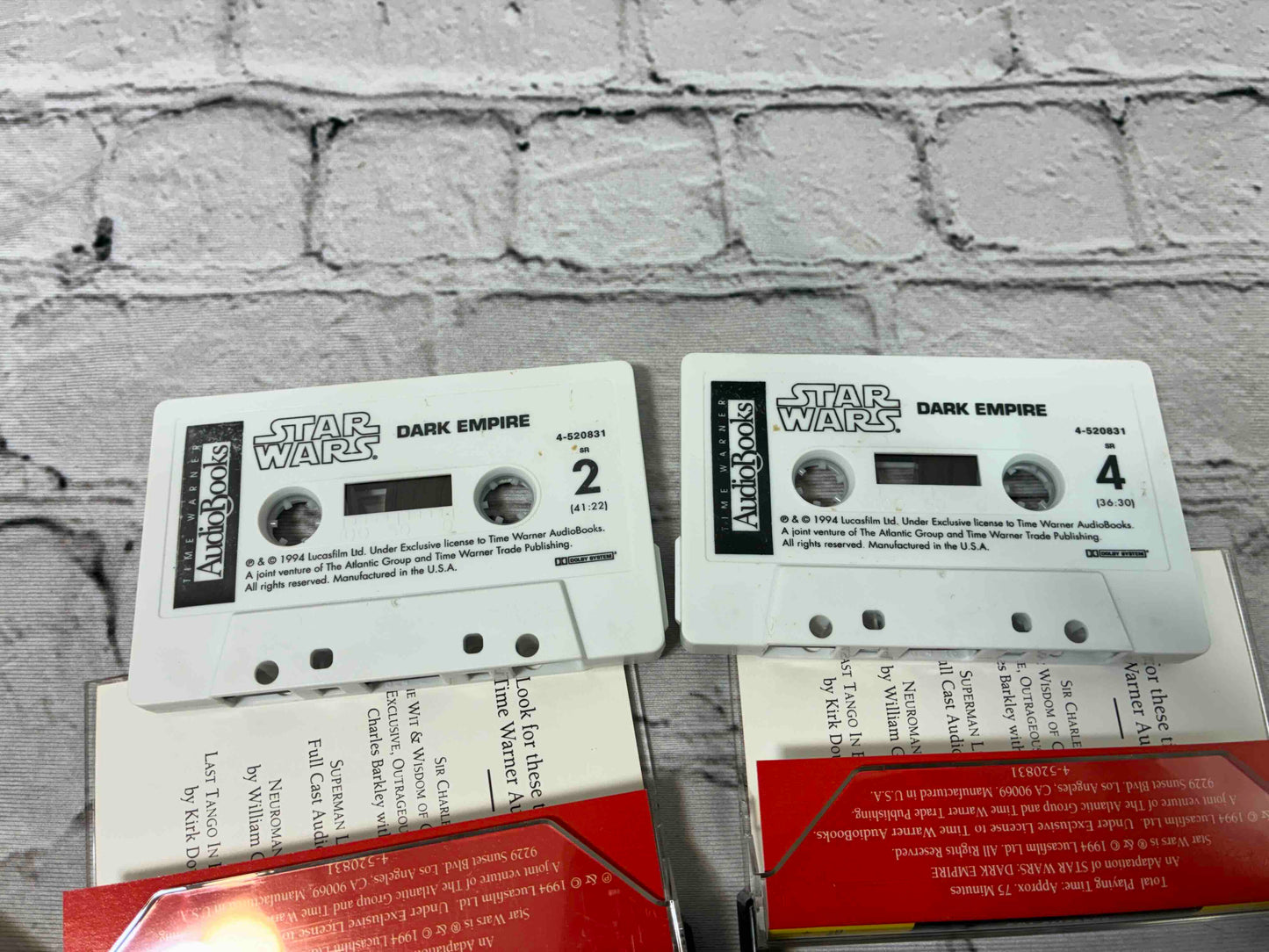 Star Wars Dark Empire 1 & 2 (Audiobook Cassette)