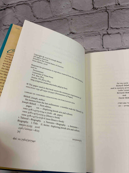 Six Memos from the Last Millennium: A Novelist Reads the Talmud