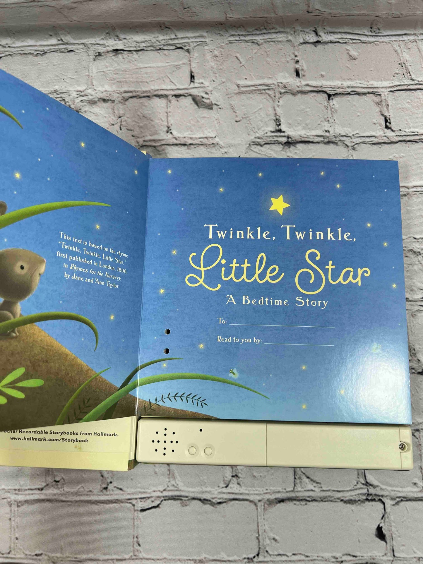 Twinkle, Twinkle, Little Star (Recordable Storybook)