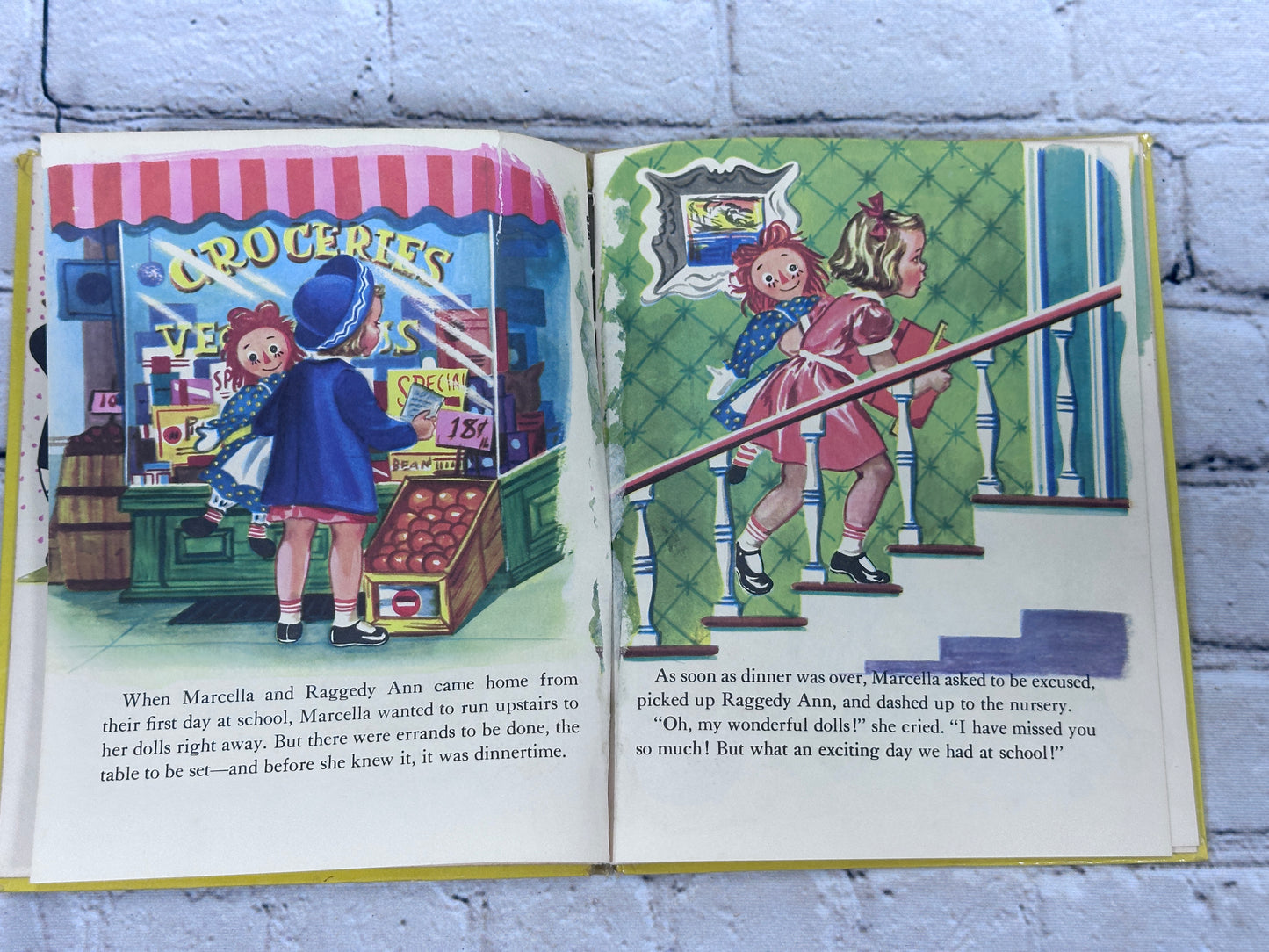 Raggedy Ann and Marcella's First Day at School [Wonder Books · 1952]