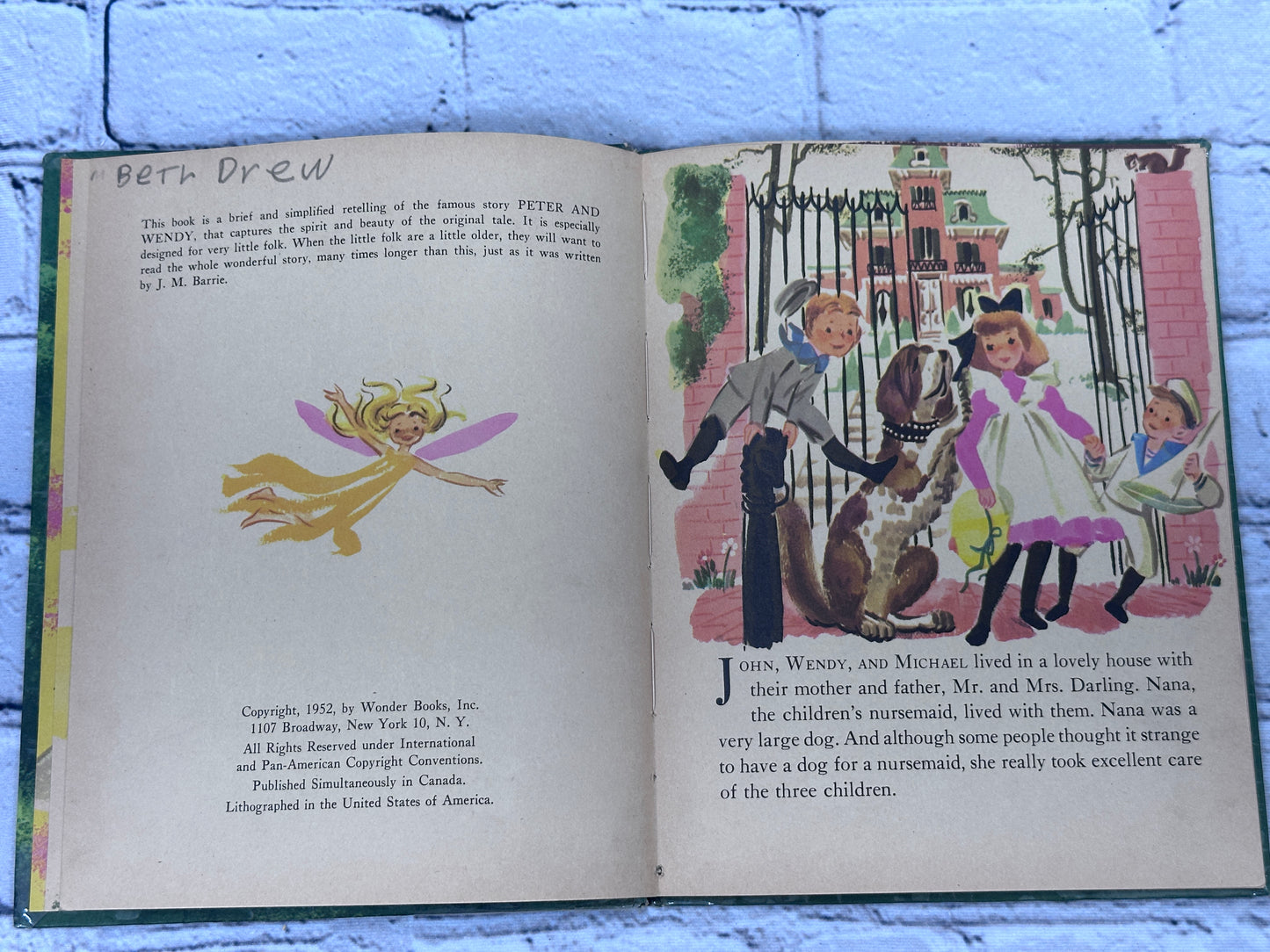 Peter Pan by Marcia Martin [Wonder Books · 1952]