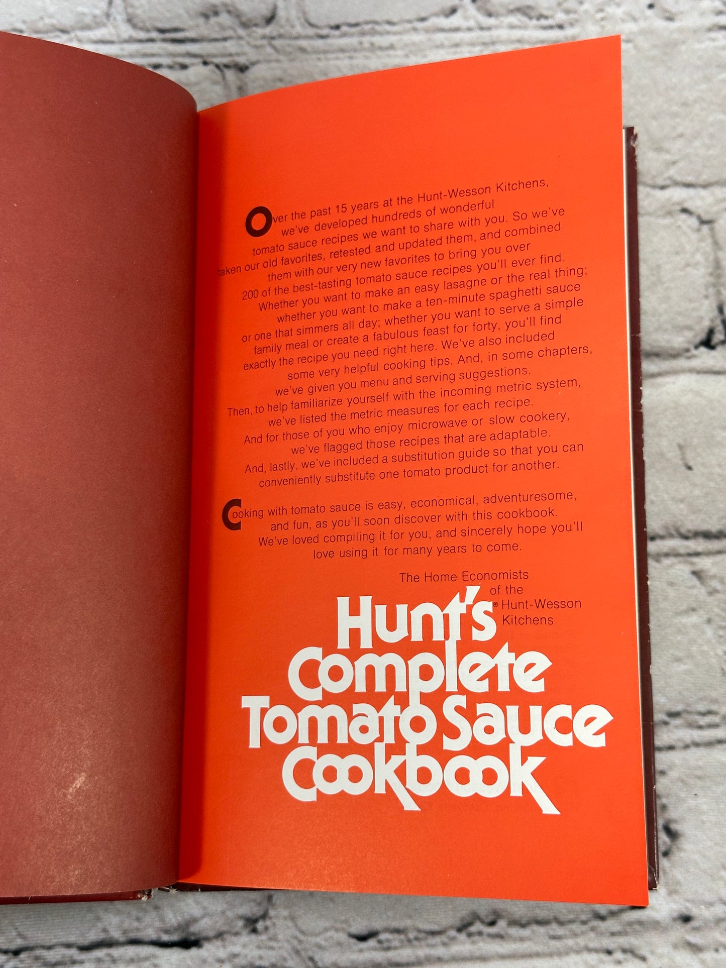 Hunt's Complete Tomato Sauce [1976 · Second Printing]