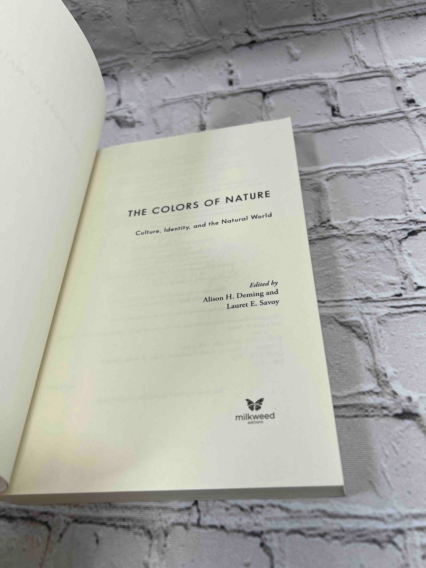 The Colors of Nature: Culture, Identity, and the Natural World