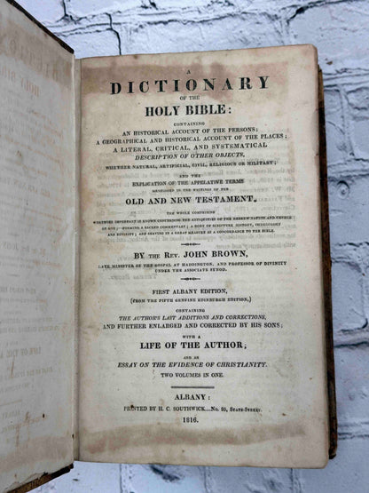 A Dictionary of the Holy Bible