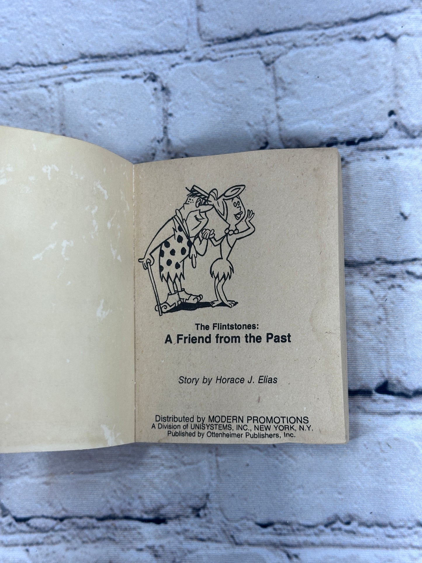 The Flintstones: A Friend from the Past by Horace J Elias [1977]