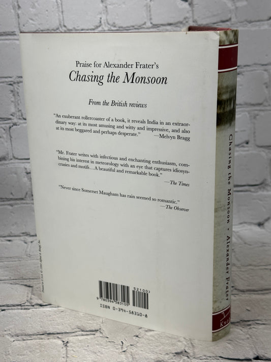 Chasing The Monsoon by Alexander Frater [1992 · First American Edition]