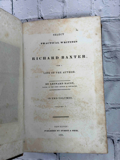 Select Practical Writings of Richard Baxter