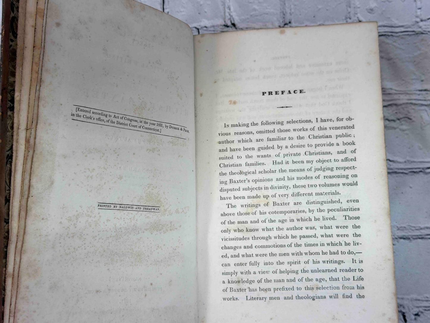 Select Practical Writings of Richard Baxter