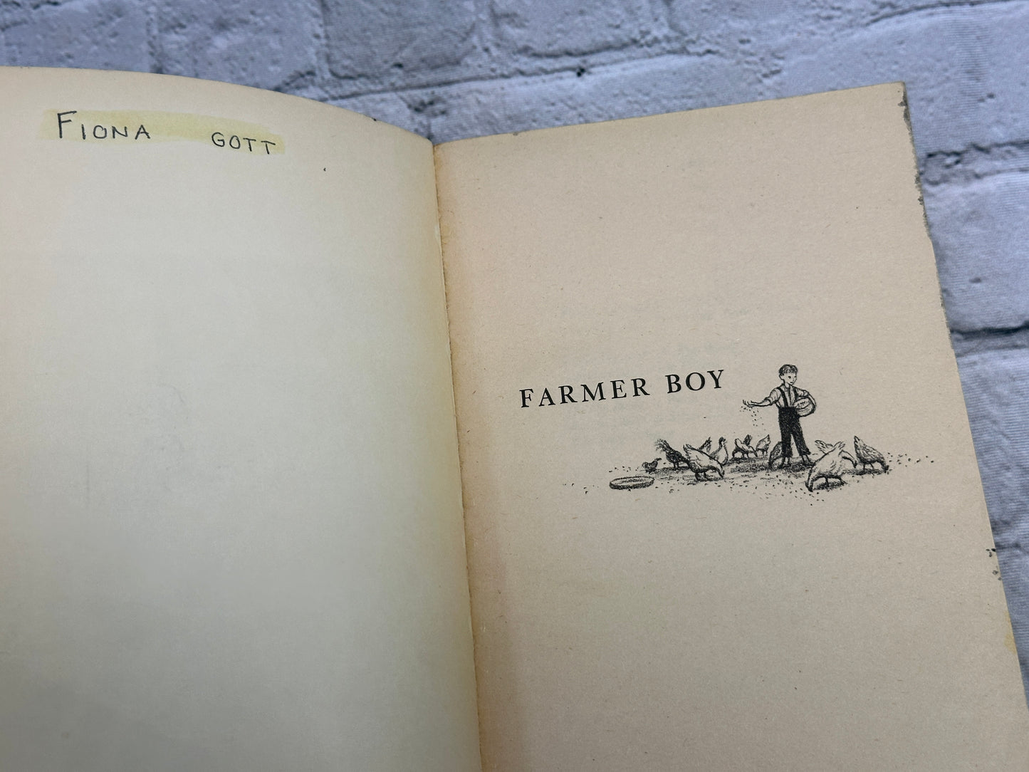 Farmer Boy by Laura Ingalls Wilder [1981 · First Printing]