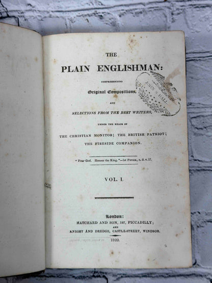The Plain Englishman (Vol. 1)