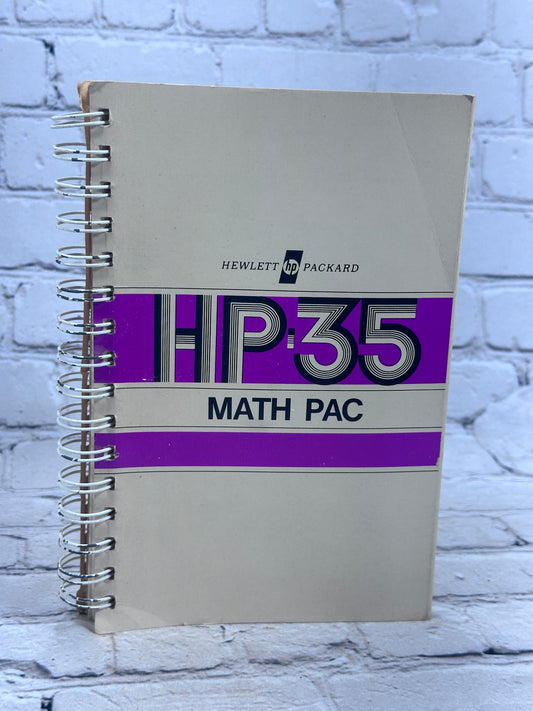 Hewlett Packard HP-35 Pocket Calculator Math Pac [1974]