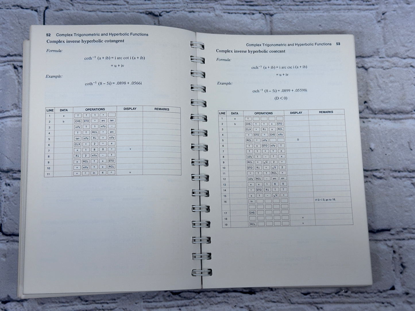 Hewlett Packard HP-35 Pocket Calculator Math Pac [1974]