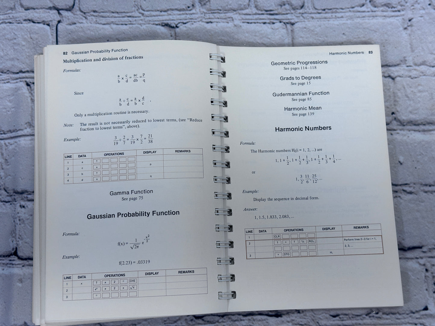 Hewlett Packard HP-35 Pocket Calculator Math Pac [1974]