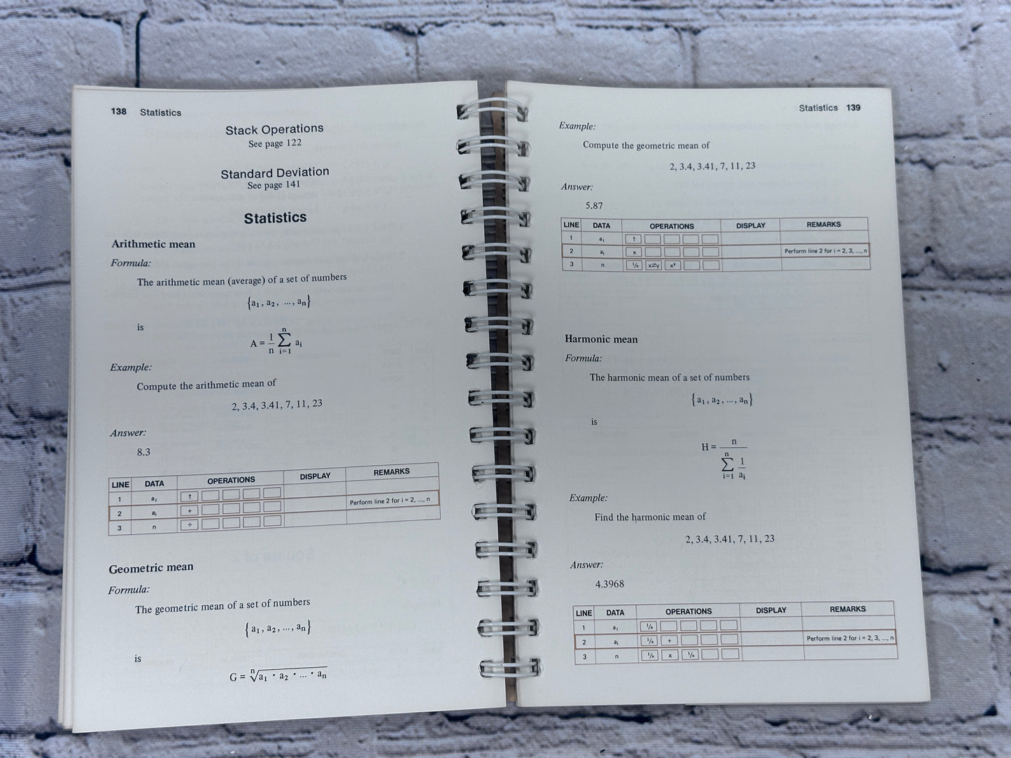 Hewlett Packard HP-35 Pocket Calculator Math Pac [1974]