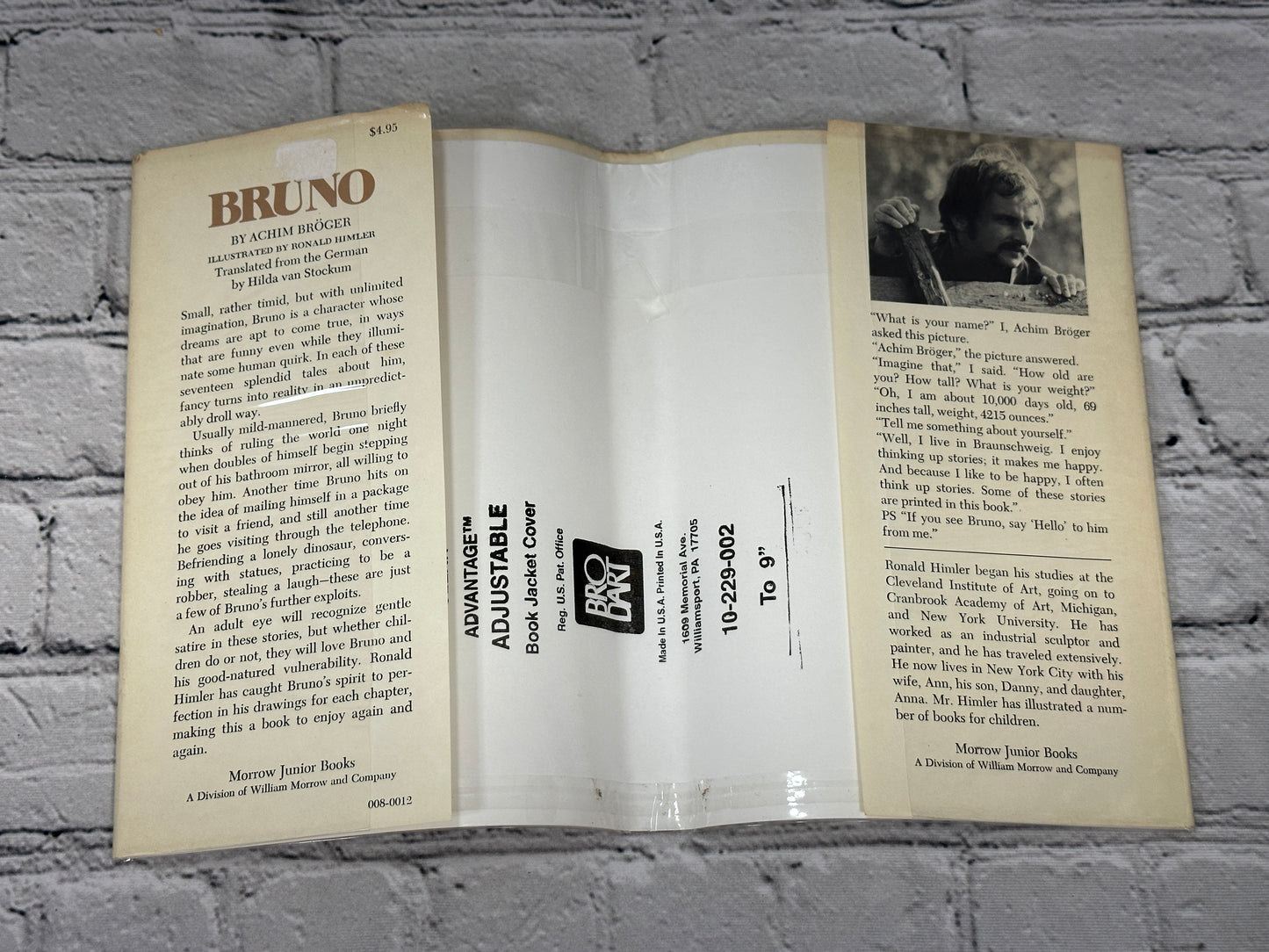 Bruno By Achim Bröger [1st Edition · 1973 · Translated to English]