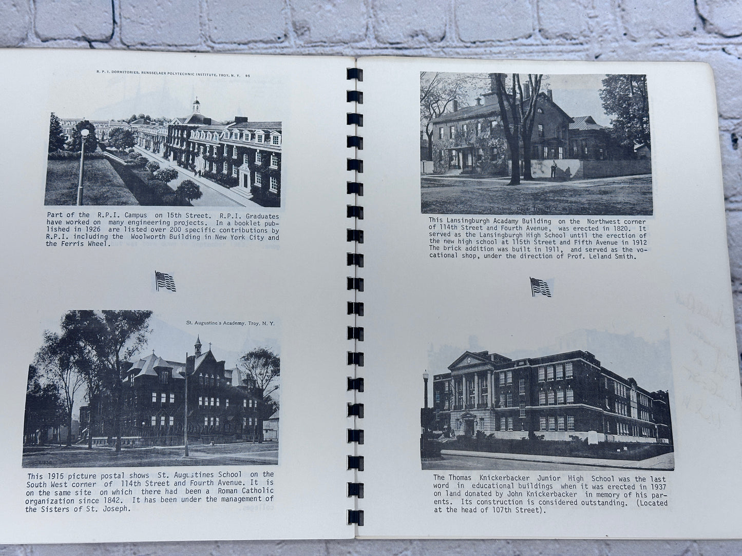 A Nostalgic Post Card Album of Troy, New York edited by H. Irving Moore [1971]