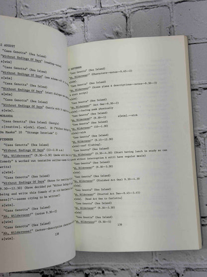 Eugene O'Neill Work Diary 1924 - 1943 (2 Volumes)