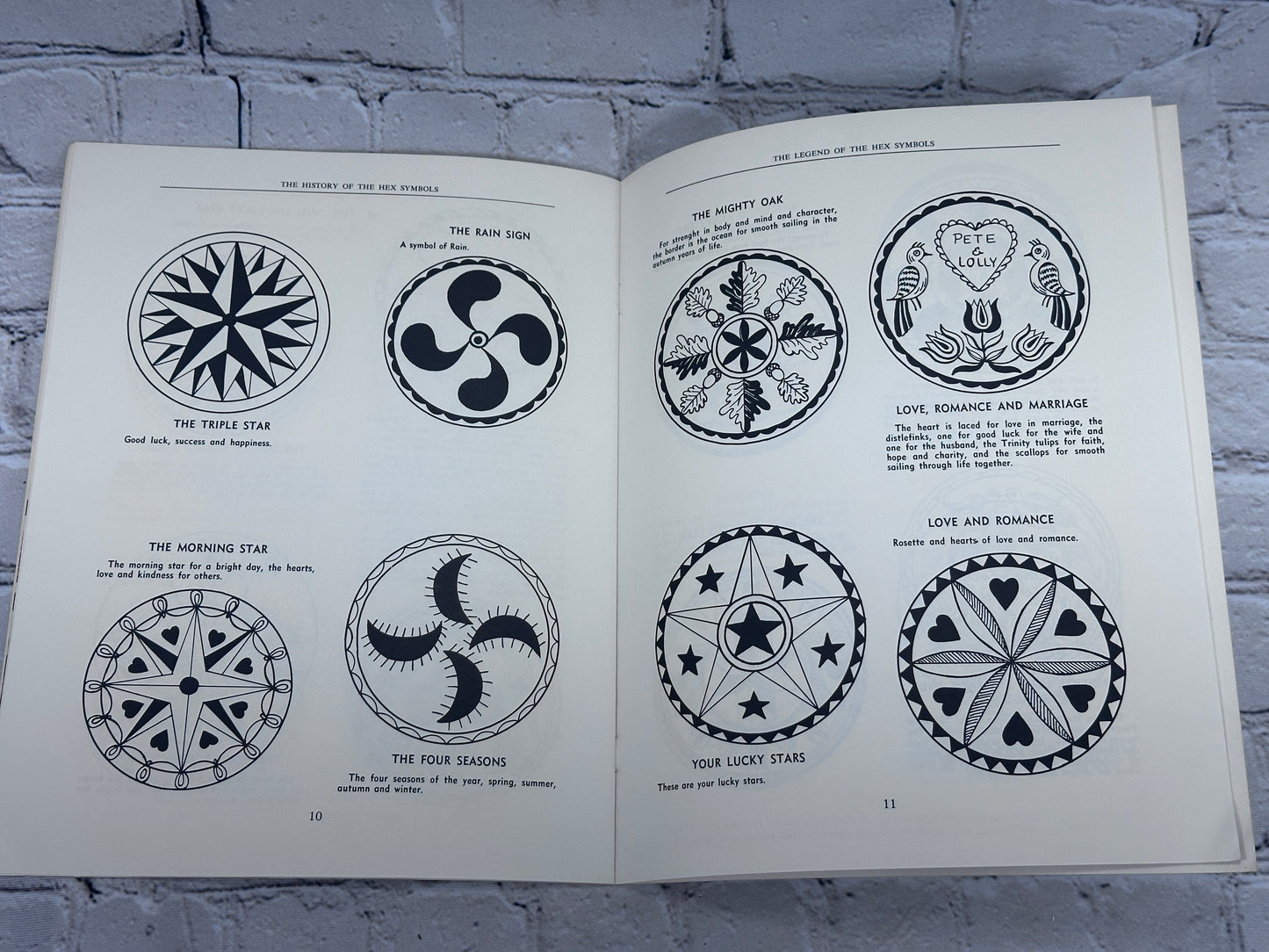 Hexology: The History & Meaning of the Hex Symbols by Jacob & Jane Zook [1984]