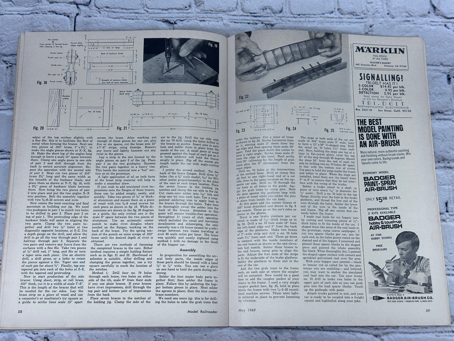 Model Railroader Alco RS-1 diesel locomotive drawings [Vo. 36, No. 5 · May 1969]