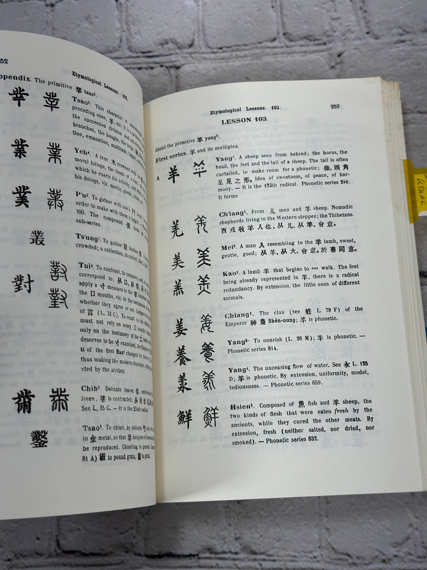 Chinese Characters By Dr. L. Wieger [1965]