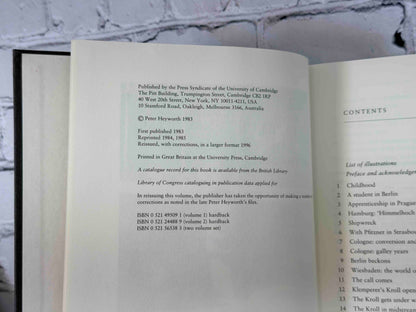 Otto Klemperer: His Life and Times (2 Volume Set)