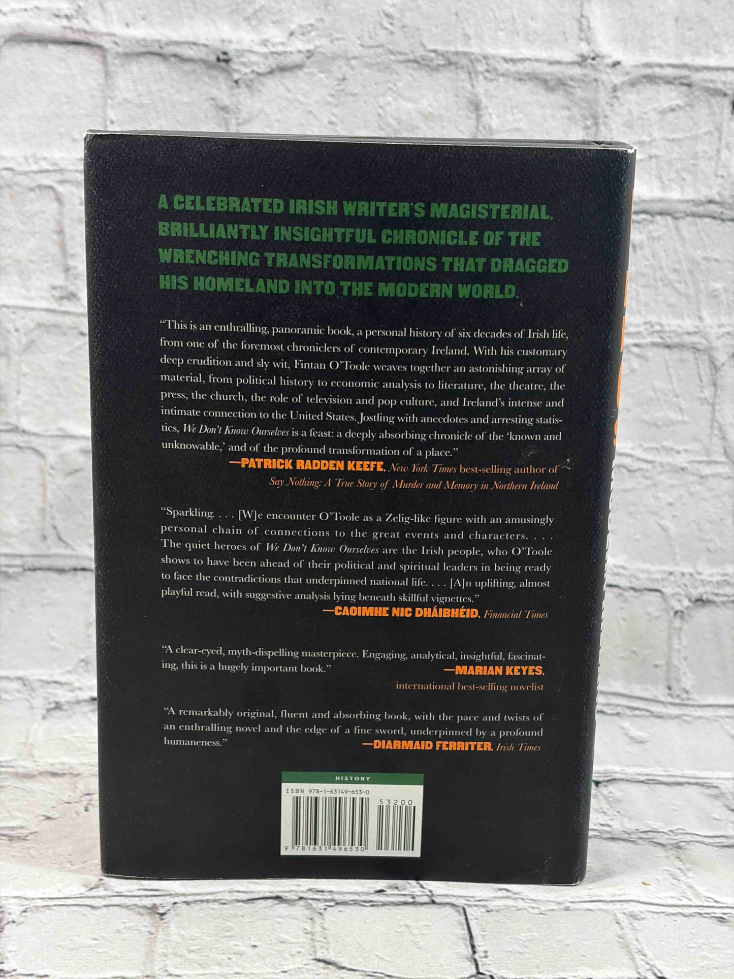 We Don't Know Ourselves: A Personal History of Modern Ireland