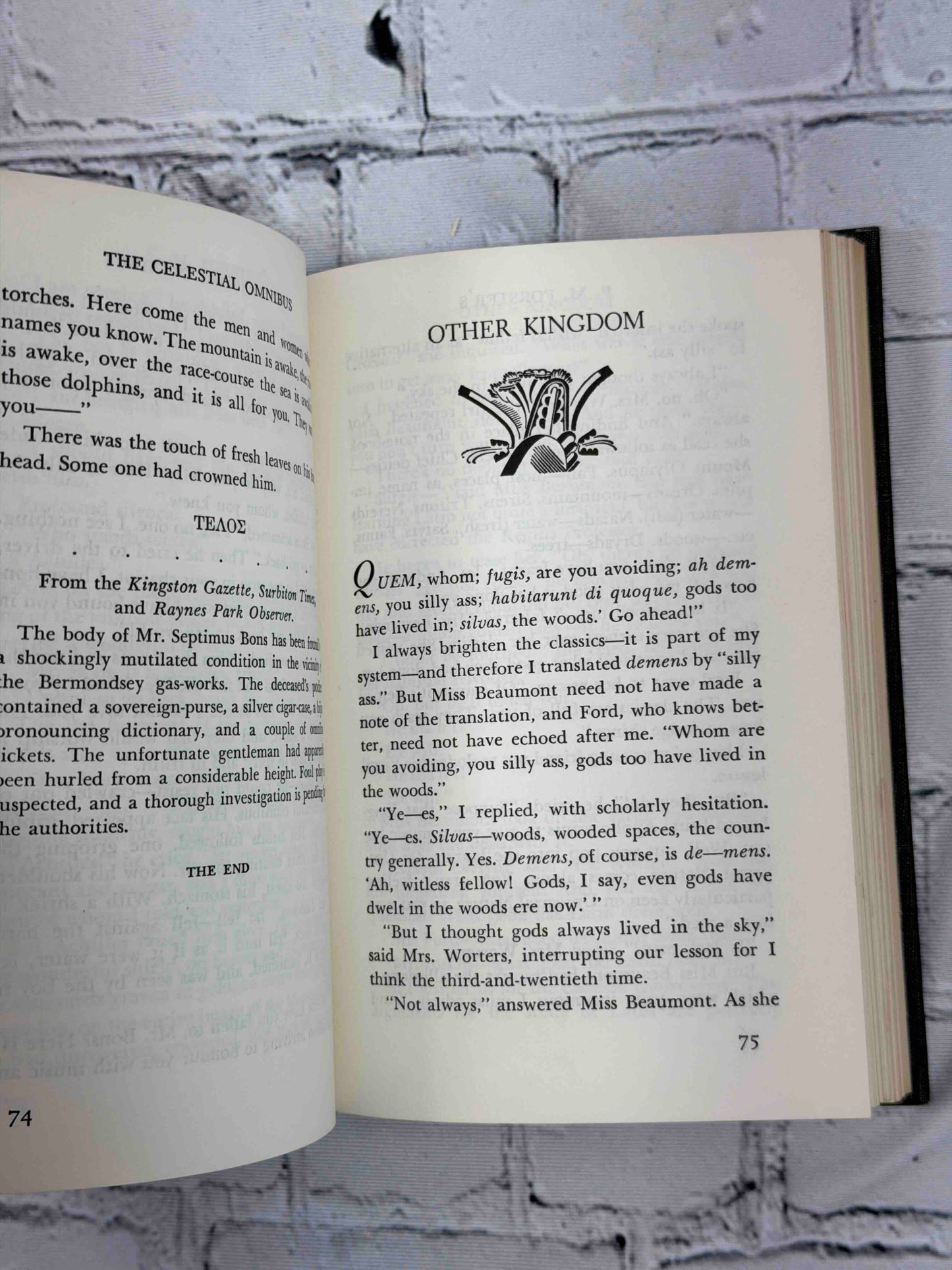 the Collected Tales of E.M. Forster