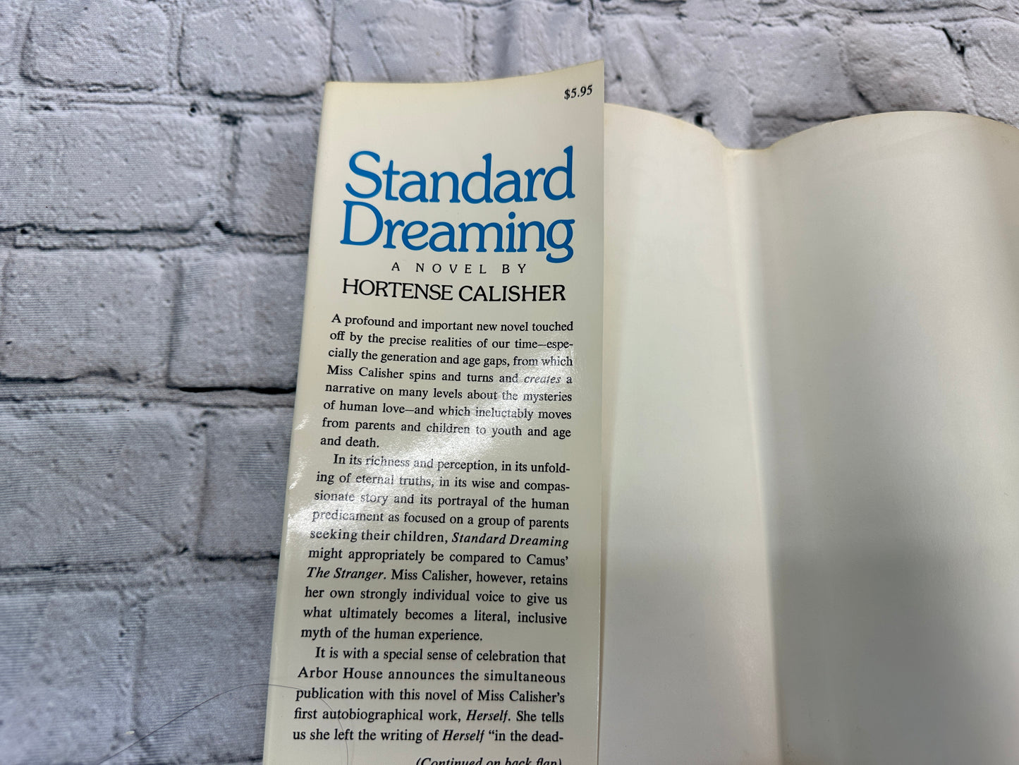 Standard Dreaming by Hortense Calisher [1972]