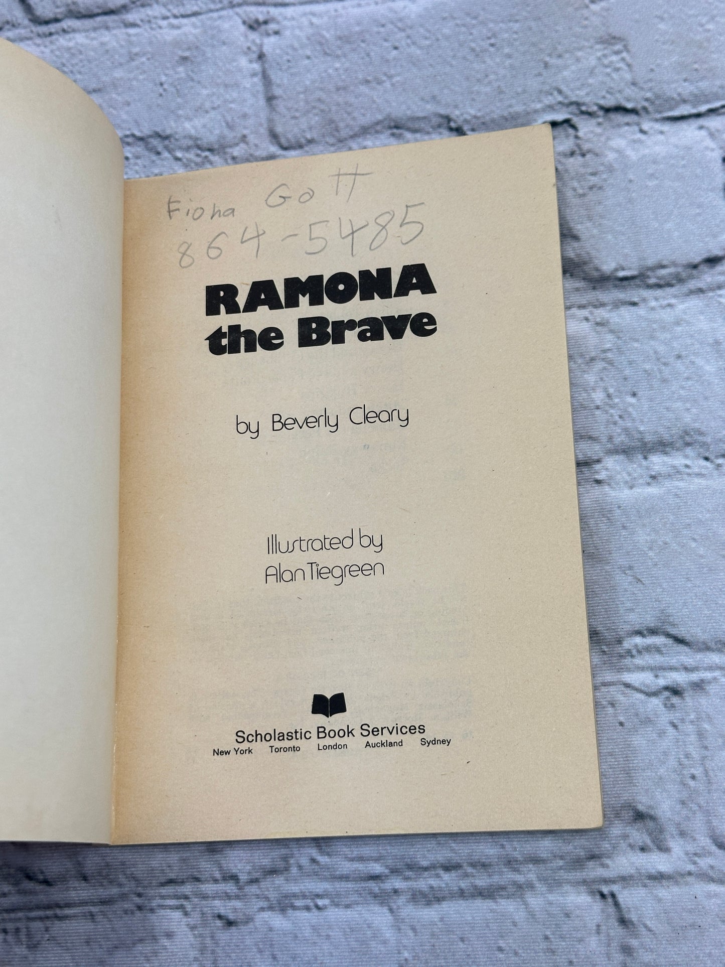 Ramona the Brave by Beverly Cleary [1975 · Second Printing]