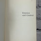 Kinesics and Context: Essays on Body Motion..by Ray Birdwhistell [1970]