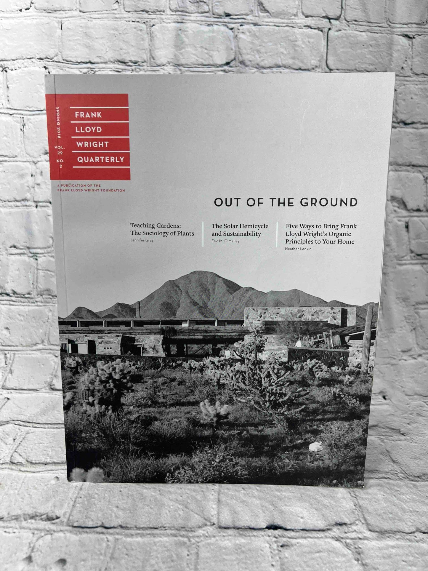 Frank Lloyd Wright Quarterly [Spring Summer Fall 2018]