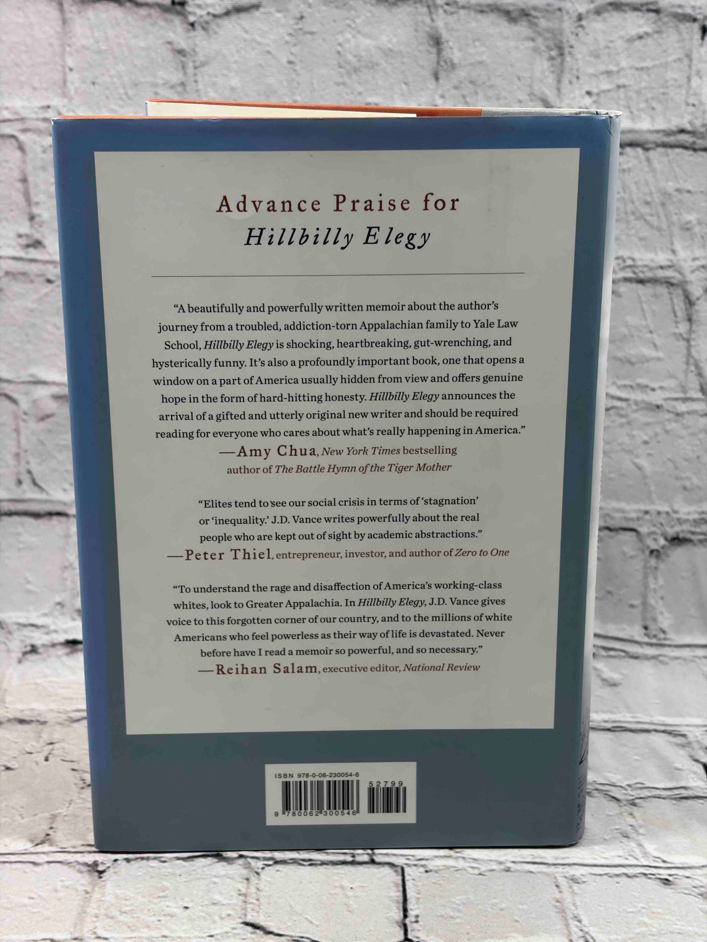 Hillbilly Elegy: A Memoir of a Family and Culture in Crisis