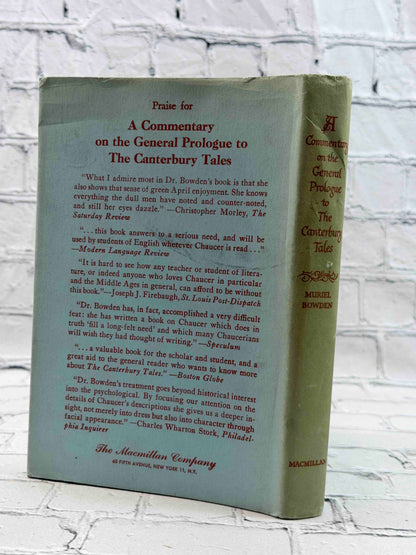 A Commentary on the General Prologue to The Canterbury Tales