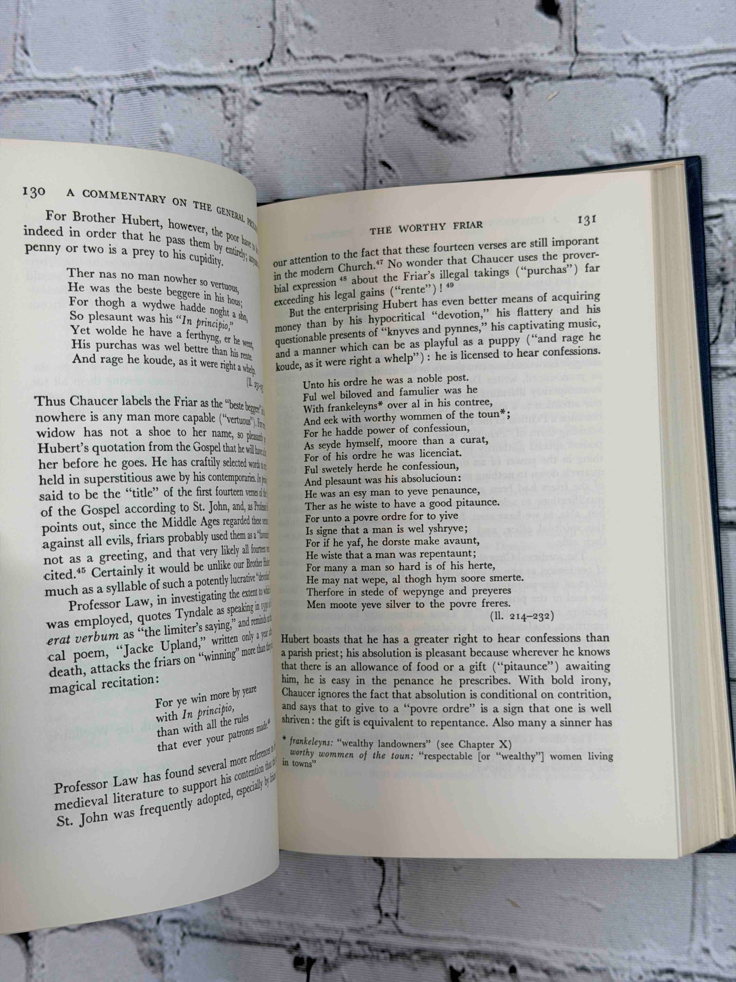 A Commentary on the General Prologue to The Canterbury Tales