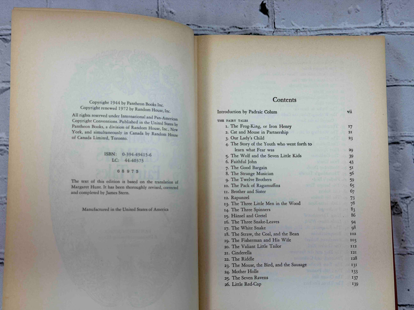 The Complete Grimm's Fairy Tales