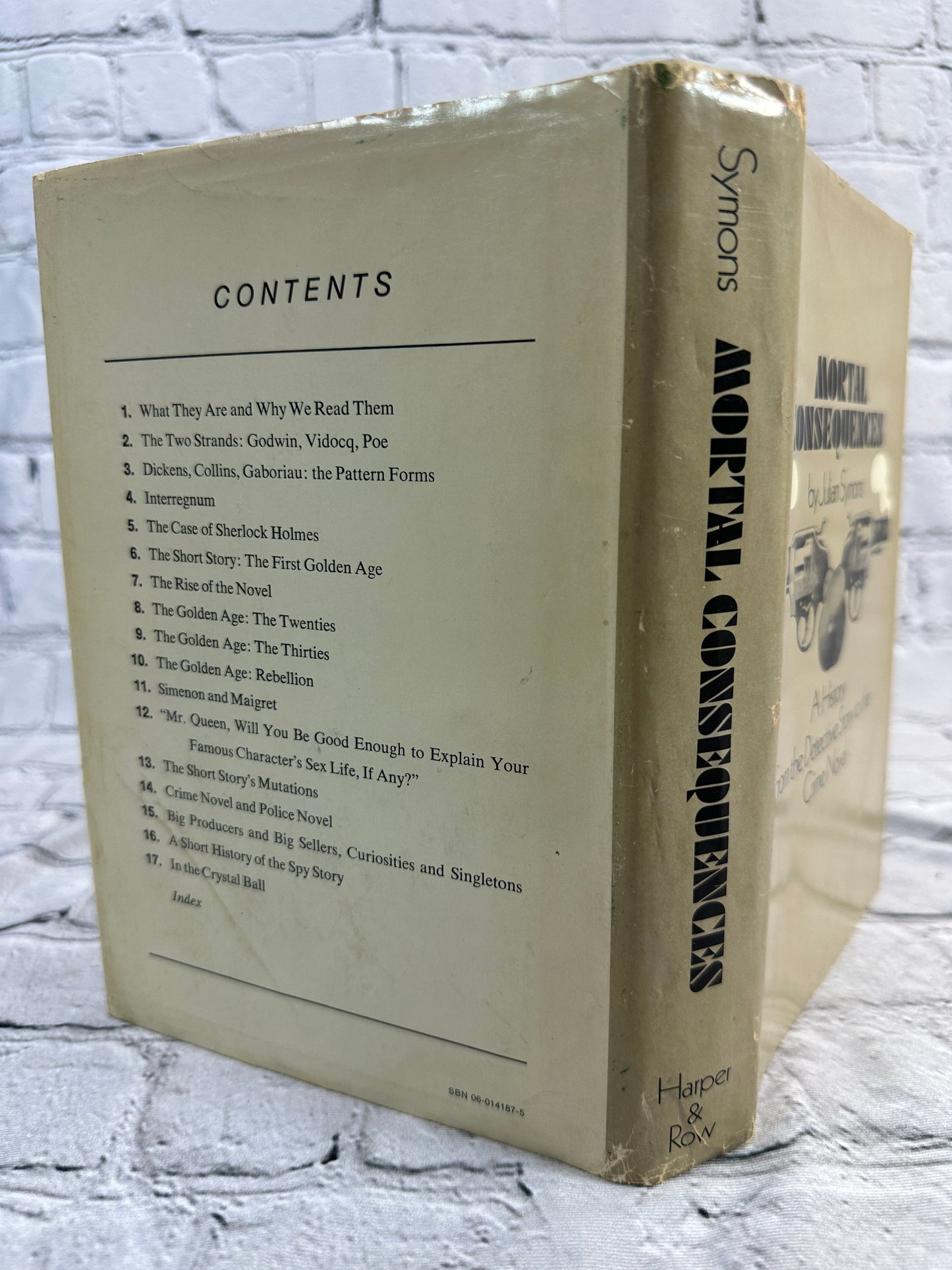 Mortal Consequences by Julian Symons [1972 · 1st US Edition]