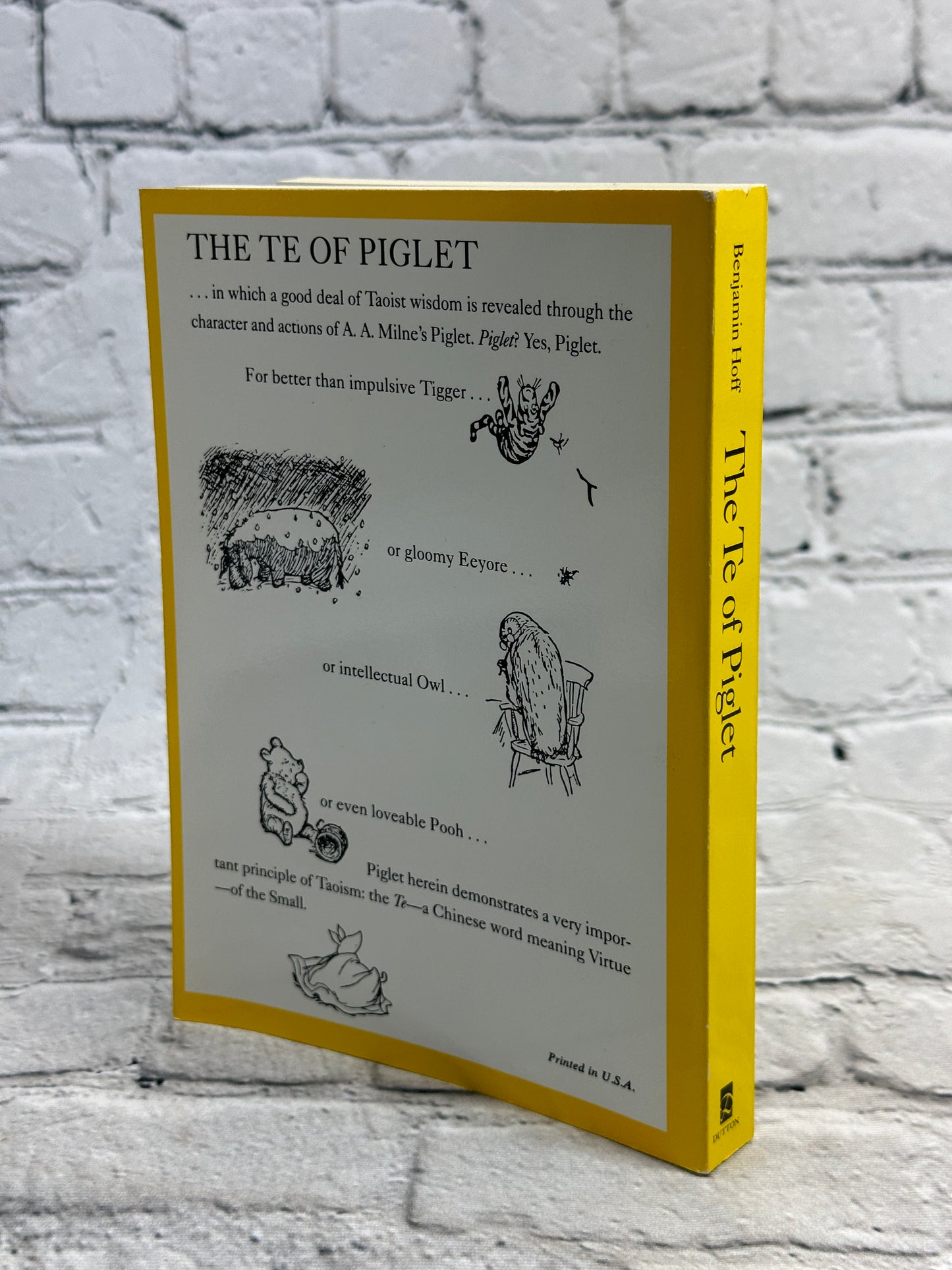 The Te of Piglet By Hoff, Benjamin [1992 · Eleventh Printing]